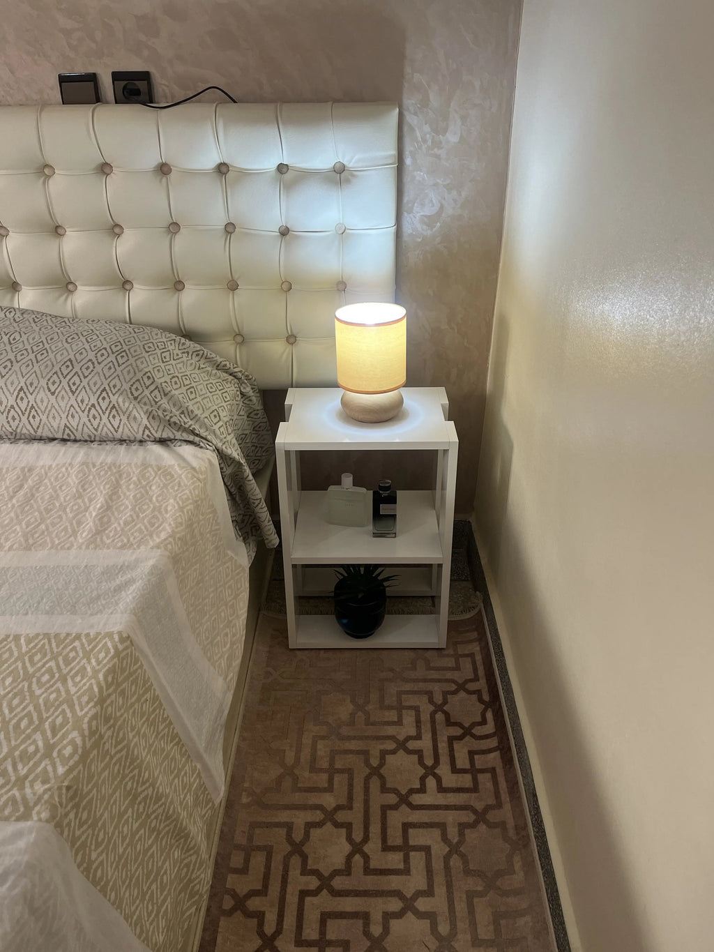 طاولة جانبية للصالون وغرفة النوم 30×34×55 سم